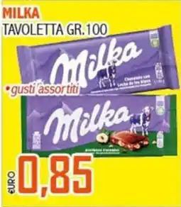 Big Food Milka Tavoletta offerta