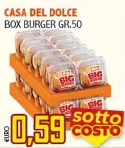 Big Food Box burger casa del dolce offerta