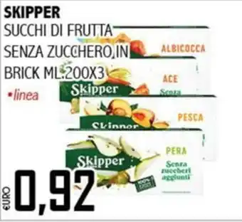 Big Food Skipper succhi di frutta senza zucchero offerta