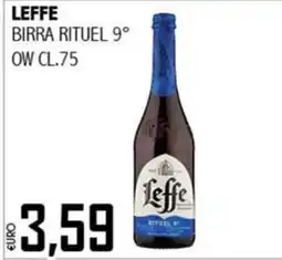 Big Food Leffe Birra Rituel 9° offerta