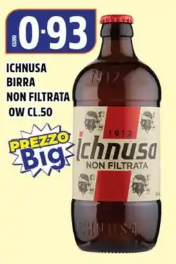 Big Food Ichnusa birra non filtrata offerta