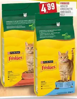 Maxipiù Friskies adulto crocchette offerta