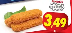 Mazzeo Supermercati Findus bastoncini di merluzzo offerta