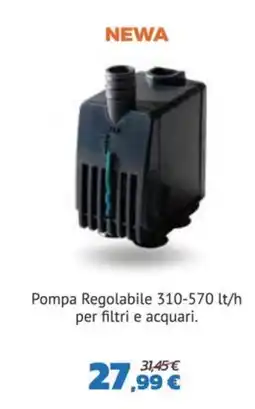 Joe Zampetti Pompa Regolabile NEWA offerta