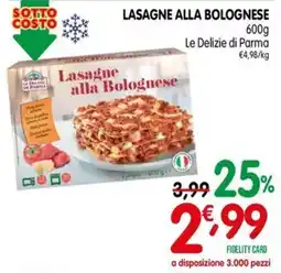 D'Ambros Lasagne alla Bolognese Le Delizie di Parma offerta