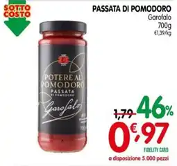 D'Ambros Potere al pomodoro passata di pomodoro Garofalo offerta