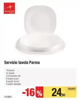 Handy fai da te Servizio tavola Parma offerta