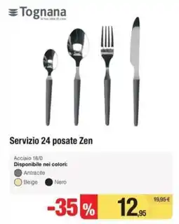Handy fai da te Servizio 24 posate Zen Tognana offerta
