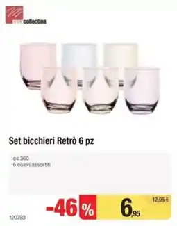 Handy fai da te Set bicchieri Retro offerta