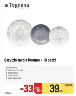 Handy fai da te Servizio tavola Koonan offerta