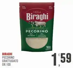 Maxipiù Biraghi pecorino grattugiato offerta