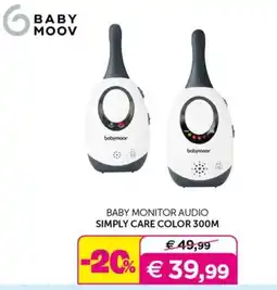 Universo Bimbo Baby Monitor Audio Simply Care Color 300M offerta