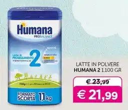 Universo Bimbo Latte in polvere Humana 2 offerta