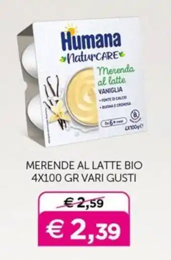 Humana NaturCare Merenda al latte Vaniglia