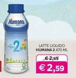 Universo Bimbo Latte liquido Humana 2 offerta