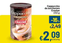 Qui Discount Cappuccino da zuccherare Crastan offerta
