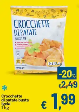 Qui Discount Crocchette di patate Igela offerta