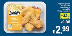 Qui Discount Pollo Landolfo offerta