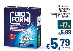 Qui Discount Detersivo lavatrice BioForm offerta