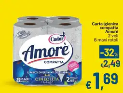 Qui Discount Carta igienica compatta Amorè offerta