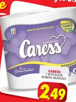 Mazzeo Supermercati Bobina multiuso Caress offerta