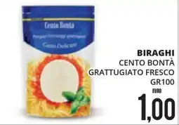 Mazzeo Supermercati Biraghi Cento Bontà Grattugiato Fresco offerta