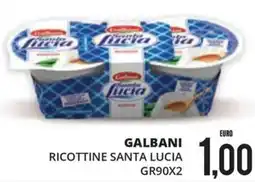 Mazzeo Supermercati Galbani ricottine Santa Lucia offerta