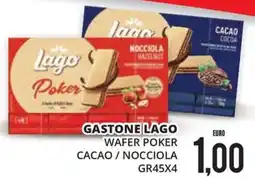 Mazzeo Supermercati Gastone Lago Wafer Poker offerta