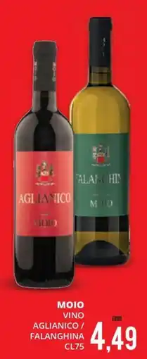 Mazzeo Supermercati Moio vino aglianico / falanghina offerta