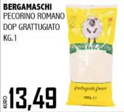 Big Food Bergamaschi pecorino romano dop grattugiato offerta