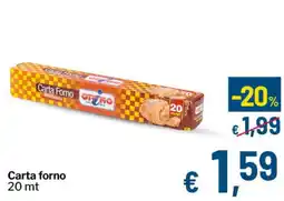 Qui Discount Carta forno Ottimo offerta