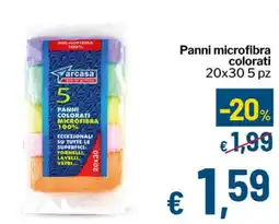 Qui Discount Panni microfibra colorati arcasa offerta