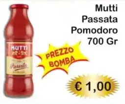 Mercati Alimentari Mutti Passata Pomodoro offerta