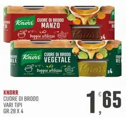 Maxipiù Knorr cuore di brodo vari tipi offerta