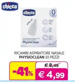Universo Bimbo Chicco Ricambi Aspiratore Nasale PhysioClean offerta