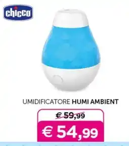 Universo Bimbo Chicco umidificatore humi ambient offerta