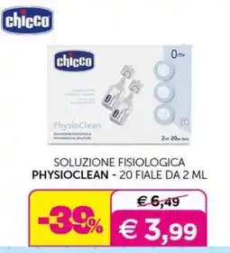 Universo Bimbo Soluzione fisiologica PhysioClean offerta