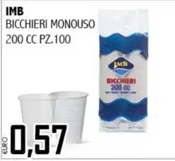 Big Food Bicchieri monouso imb offerta