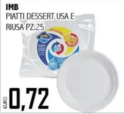 Big Food Piatti dessert usa e riusa offerta