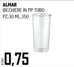 Big Food Bicchiere in pp tubo Almar offerta