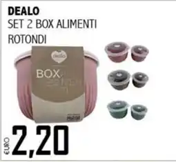Big Food Box alimenti rotondi offerta