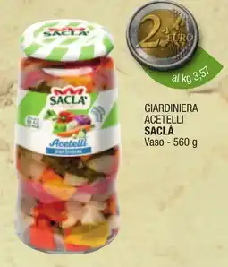 Maxi Sidis Giardiniera acetelli Saclà offerta