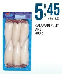 Maxi Sidis Calamari puliti Arbi offerta