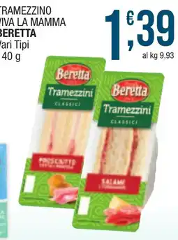 Maxi Sidis Tramezzini classic Beretta offerta