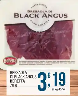 Maxi Sidis Bresaola di Black Angus Beretta offerta