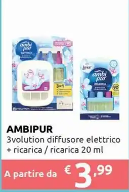 Smoll Ambipur 3volution diffusore elettrico offerta