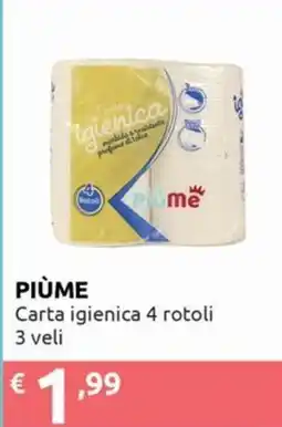 Smoll Piùme carta igienica offerta