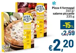Qui Discount Stra Pizza quattro formaggi offerta