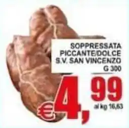 Pewex Soppressata piccante/dolce S.V. San Vincenzo offerta