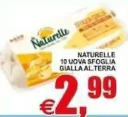 Pewex Naturelle 10 uova sfoglia gialla al terra offerta